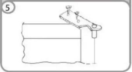 HAIER HBM-446W - ZMIANA KIERUNKU OTWIERANIA DRZWI - 6