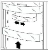 Juno Electrolux JKG9498 - Höhenverstellung der Innentürablagen - 1