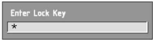 Enter Lock Key *