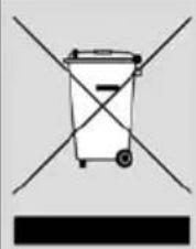Simple line drawing of a trash bin with two crossed lines and a black horizontal bar below (no text or symbols)
