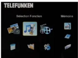 TELEFUNKEN Selection Fonction Mémoire