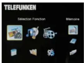 TELEFUNKEN DPF 7901 - Lesen einer Speicherkarte oder eines USB-Sticks - 1