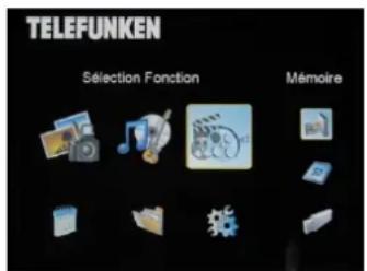 TELEFUNKEN DPF 7901 - Vídeos (sólo en DPF 7911, DPF 7331 DPF 9331 y DPF 10331) - 1