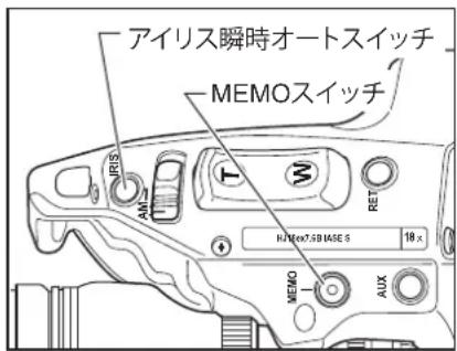 アイリス瞬時オートスイッチ MEMOスイッチ AIRS T W RET HUA#7.5BIASE 5 18× MEMO AUX