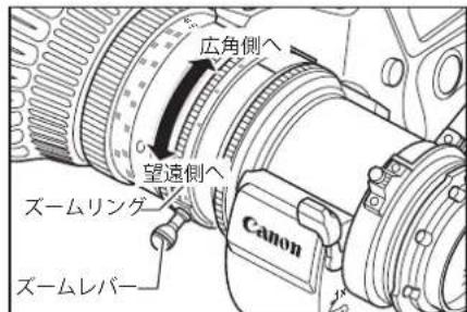 広角側 望遠側 ZS-UMリング ZS-UMLEBAER Canon