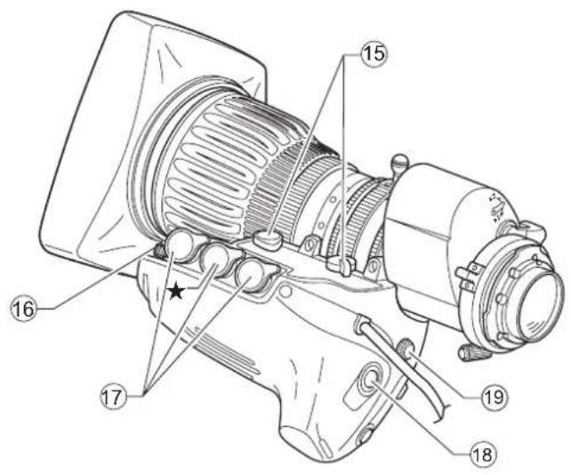Technical diagram of a mechanical device with numbered components for identification