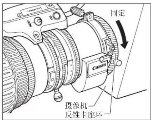 固定 摄像机 反锥卡座环