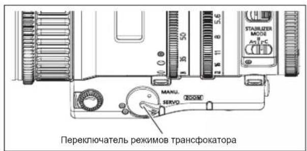 Переключатель режимов трансфокатора