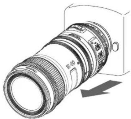 CANON CN-E70-200MM T4.4 L IS KAS S - 3-2. カメラからの取外し - 1