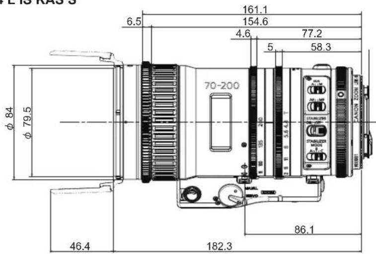 215 RAGS 6.5 161.1 154.6 4.6 77.2 5 58.3 φ 84 φ 79.5 70-200 240 100 35 56.4 STABLDER MODEL ZACH ZONI LTR 46.4 182.3 86.1