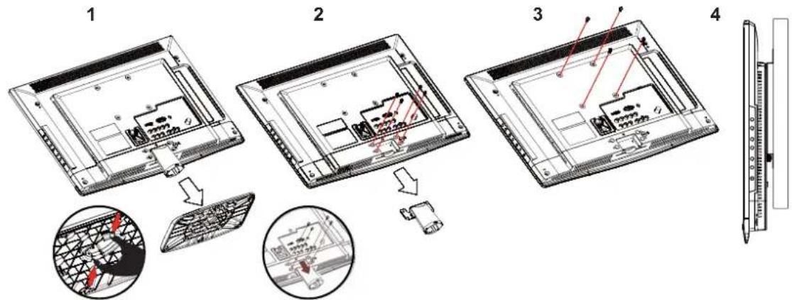 Exploded view diagram of a device showing internal components and assembly steps with Chinese labels