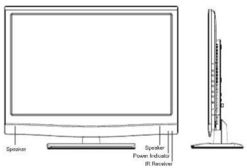 Speaker Speaker Power Indicator IR Receiver