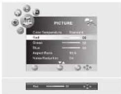 VIVO LCDTV55FHD - Color Temperature - 1