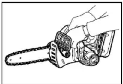 MAKITA BUC250 - Техника безопасности при использовании аккумуляторной цепной пилы: - 1