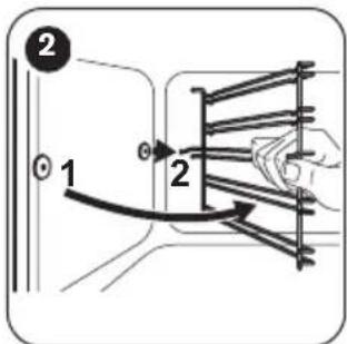 ZANKER KOU65902XK - Removing the shelf supports - 2