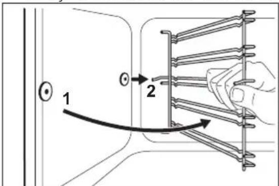 JUNO JH094C7 - Removing the shelf supports - 2