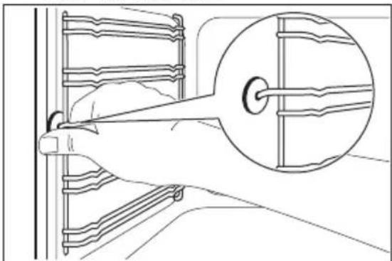 JUNO JH094C7 - Removing the shelf supports - 1