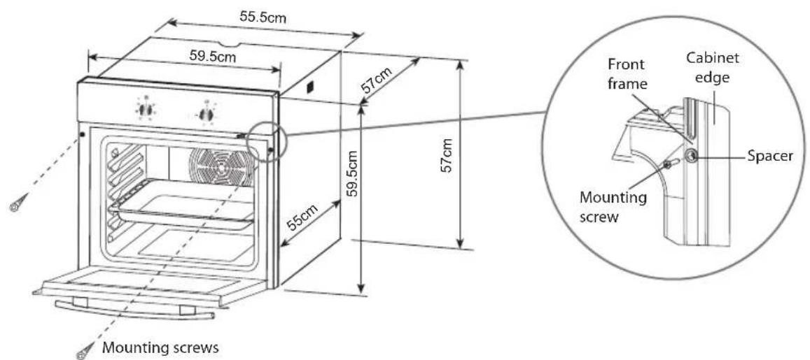 Currys Essentials CBCONX12 - Installing the Built-in Oven - 3
