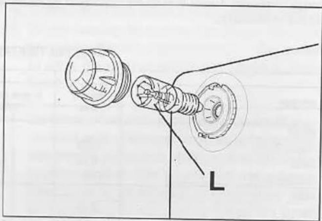 Diplomat ADP4522 - REPLACING THE OVEN LIGHT BULB (bottom oven unit) - 1
