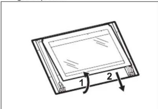 JUNO JH030A5 - Cleaning the oven door - 9