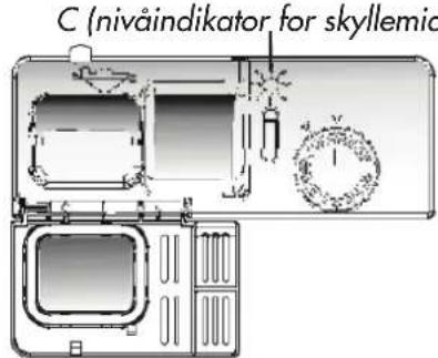 Elis & Elsa CBD6600V - Når skal du fylle skyllemiddel på doseringsenheten? - 2