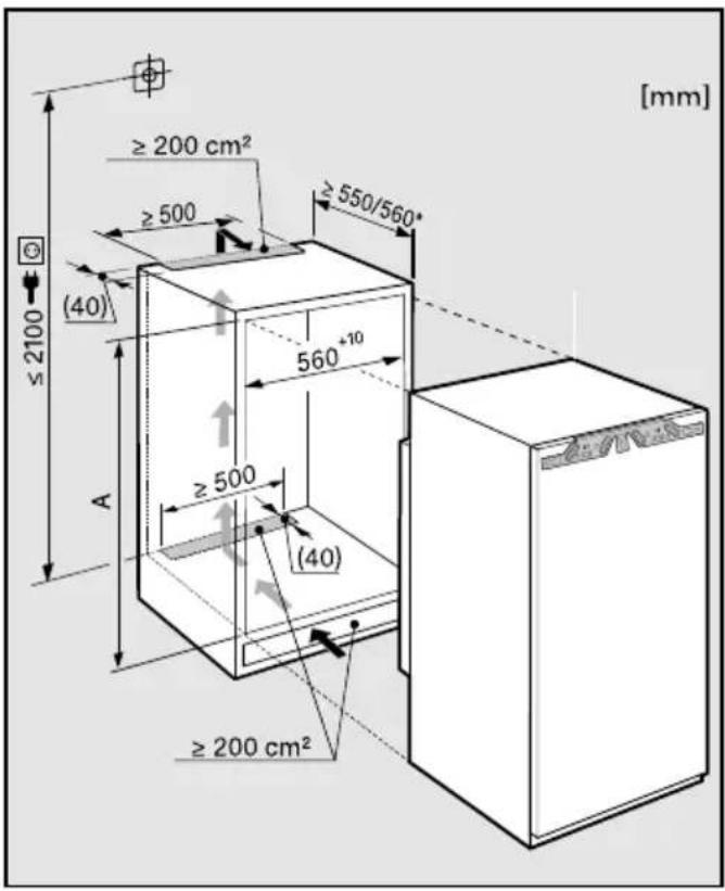 MIELE K 34243 IF - Edelstahlfront - 1