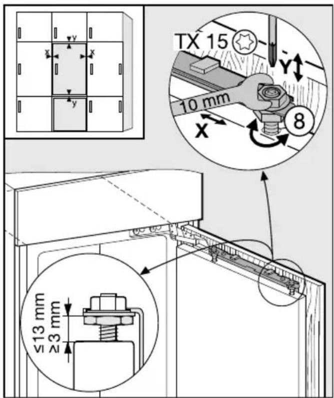 MIELE K 34243 IF - Möbeltür montieren - 7