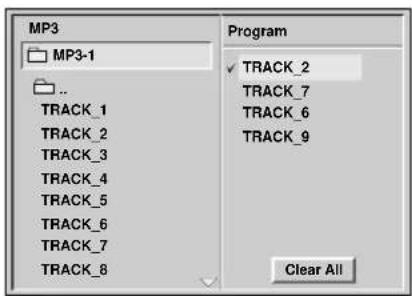 AIWA XD-DV370 - Press ▶ to select the desired track. Then press ENTER or ▶ to start. - 1