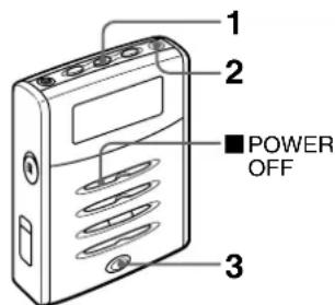 1 2 POWER OFF 3