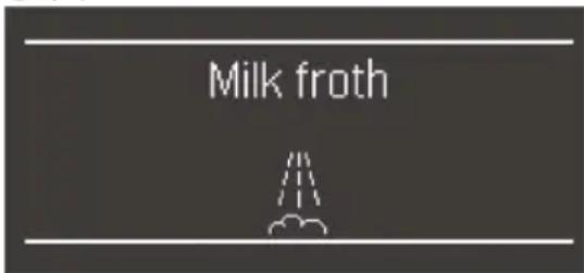 Milk froth