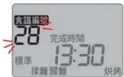 PANASONIC SD-PT1001 - 選擇食譜「28」 - 2