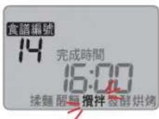 食譜編號 14 完成時間 16:00 揉麵 酸麵 搅拌 發酵烘烤