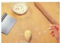PANASONIC SD-PT1001 - ■ If the bread dough is sticky - 1