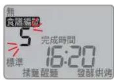 PANASONIC SD-PT1001 - Select menu "5" - 2