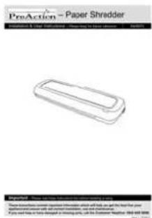 ProAction OL286 - Accessories included - 1