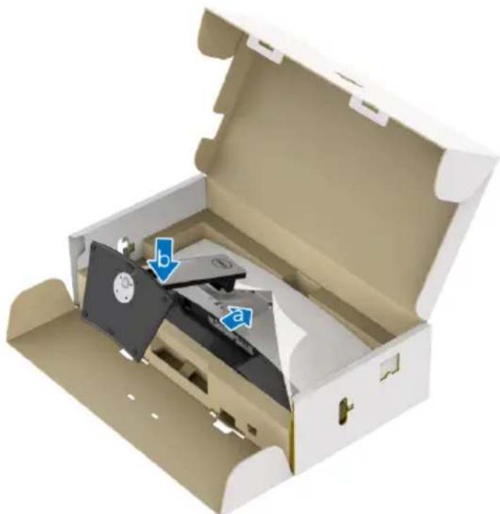 DELL UltraSharp U3419w - Attaching the Stand - 3