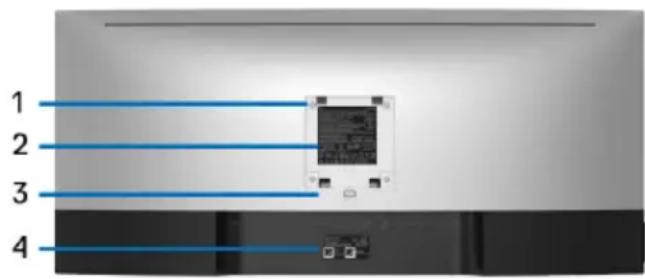 DELL UltraSharp U3419w - Identifying Parts and Controls - 3