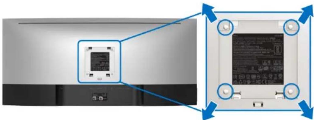 DELL UltraSharp U3419w - Wall Mounting (Optional) - 1