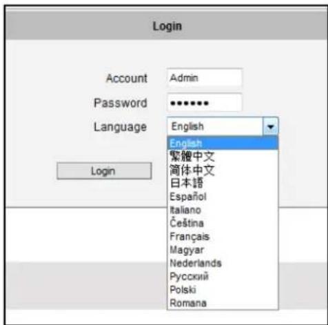 LEVELONE FCS-1158 - Login - 1