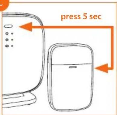 press 5 sec