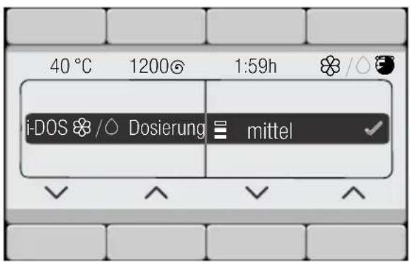 BOSCH WAYH2842 - Auswahl des Dosierbehälters und der Dosierstärke über i-DOS-Taste - 1
