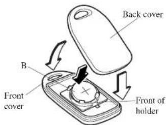 MAZDA 6 Hatchback (2005) - Replacing the transmitter battery - 3