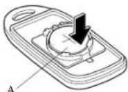 MAZDA 6 Hatchback (2005) - Replacing the transmitter battery - 2