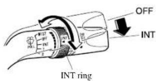 MAZDA 6 Hatchback (2005) - Variable-speedintermittentwipers - 1