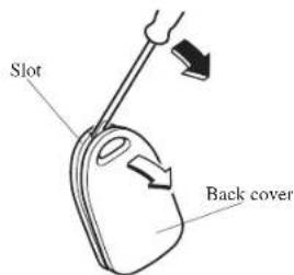 MAZDA 6 Hatchback (2005) - Replacing the transmitter battery - 1