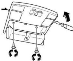 MAZDA 6 Hatchback (2005) - ▼ReplacingInteriorLightBulbs Overheadlight/Maplights(With overheadconsole) - 1