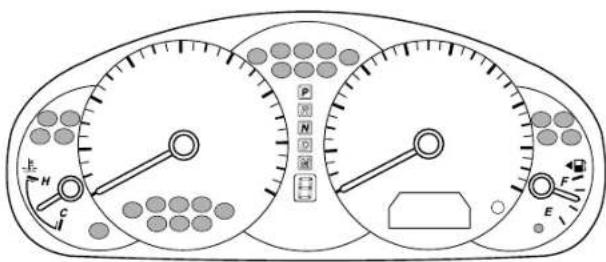 MAZDA 6 Hatchback (2005) - Warning/IndicatorLights - 1