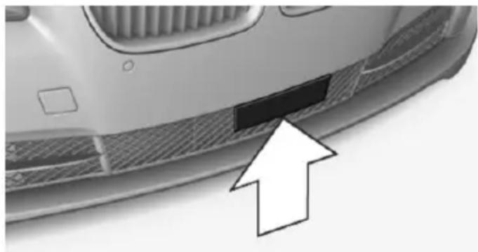 BMW 535i Xdrive (2014) - Radar sensor - 1