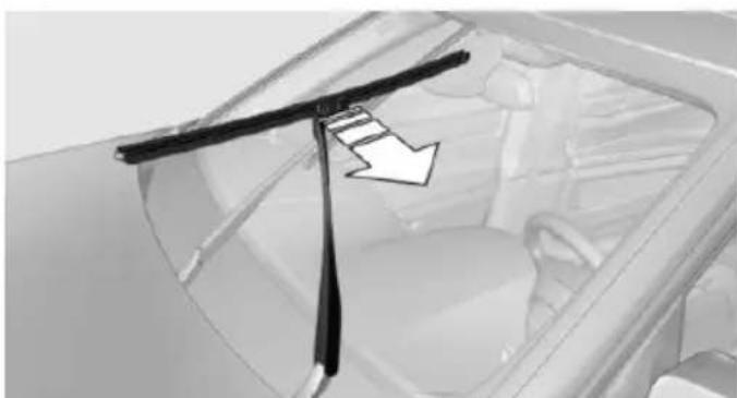 BMW 535i Xdrive (2014) - Replacing the wiper blades - 2
