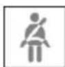 BMW 535i Xdrive (2014) - Safety belt reminder for driver's and passenger's seat - 1